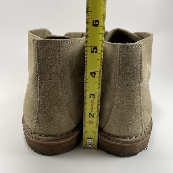 Rhodes Footwear Dylan Chukka Boots Mens Size 11 Tan Sand Suede Crepe Sole 2-Eye - Picture 5 of 11